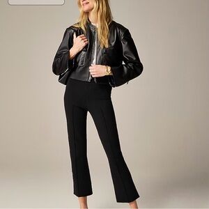 J. Crew Black Delaney kickout sweater pant